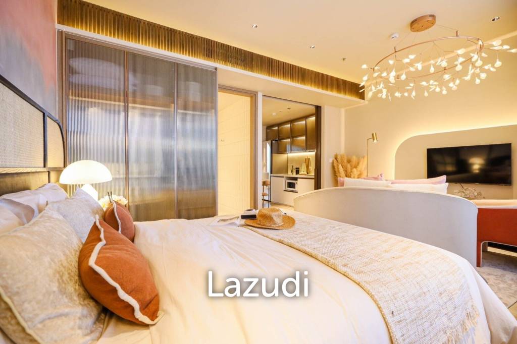 1 ห้องนอน 1 ห้องน้ำ 33.23 ตร.ม. อารมณ์ จอมเทียน