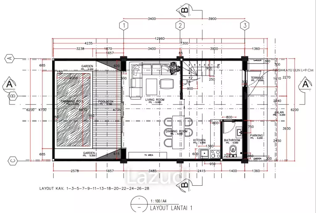 2 Bed 3 Bath 120.6 SQ.M. Umalas