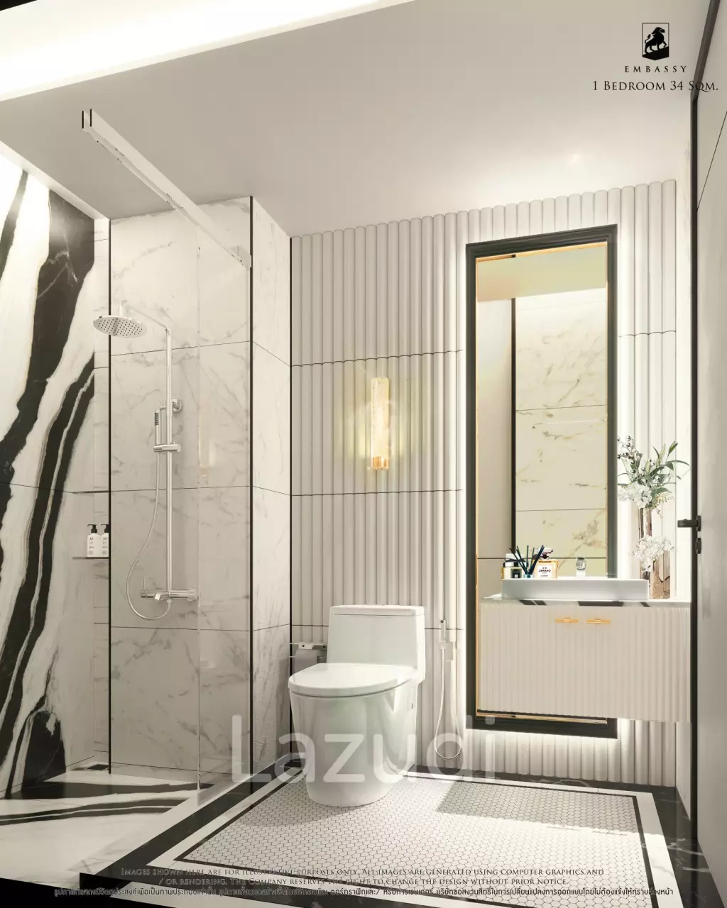 1 Bed 1 Bath 34 SQ.M Embassy Pattaya