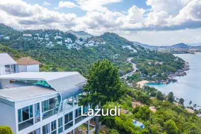 Seaside Elegance: Luxurious 5-Bedroom Villa with Sublime Views of Chaweng Bay in Coral Cove