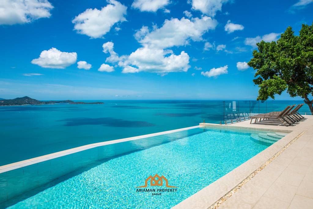 Seaside Elegance: Luxurious 5-Bedroom Villa with Sublime Views of Chaweng Bay in Coral Cove