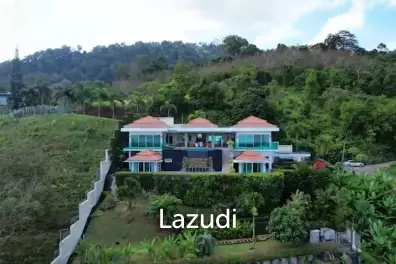 Modern  Seaview 5 Bedroom Pool Villa For Sale In Pa Klok