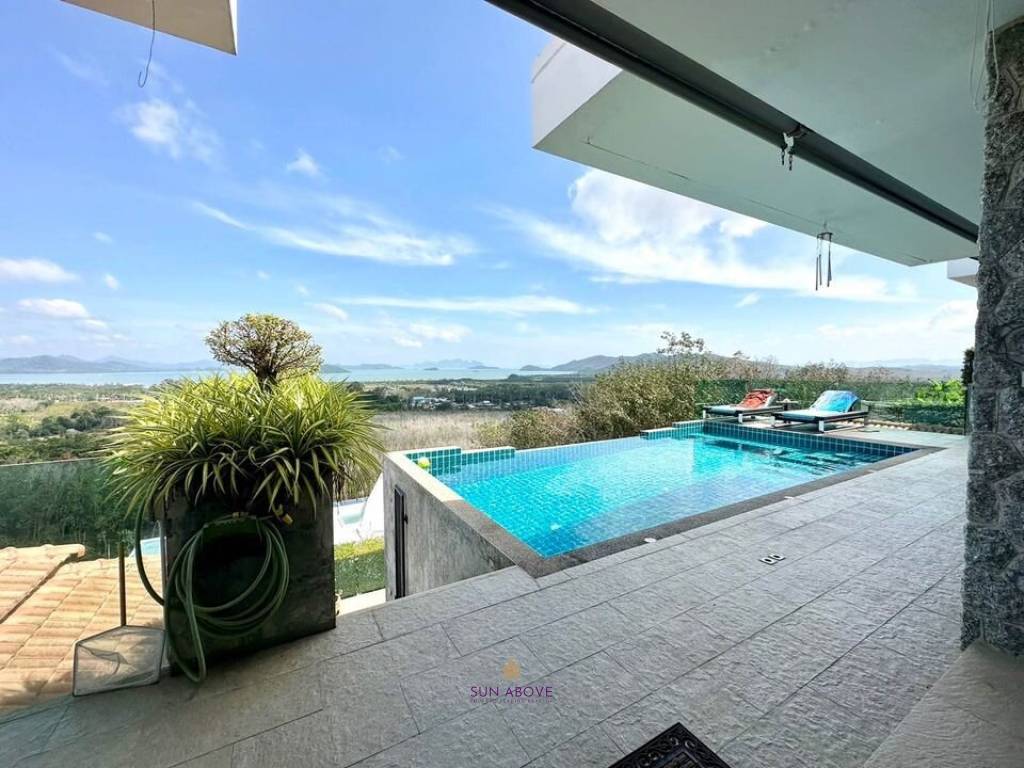 Modern  Seaview 5 Bedroom Pool Villa For Sale In Pa Klok