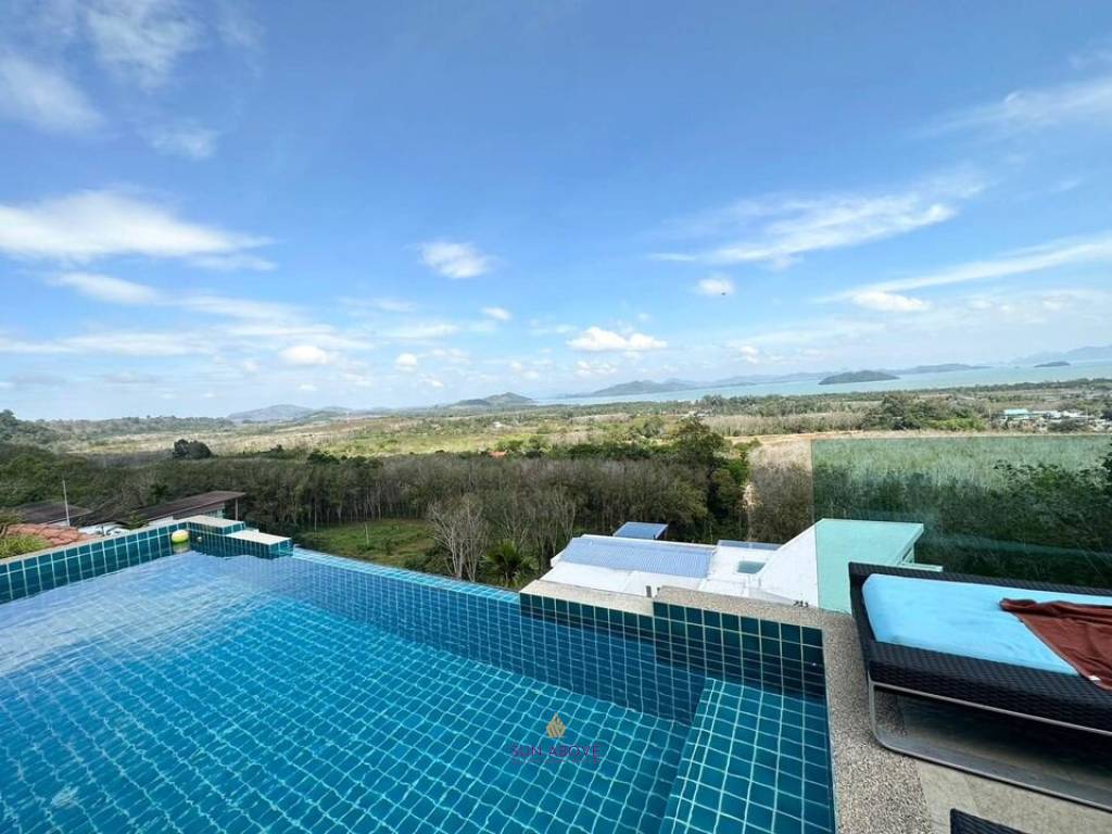 Modern  Seaview 5 Bedroom Pool Villa For Sale In Pa Klok