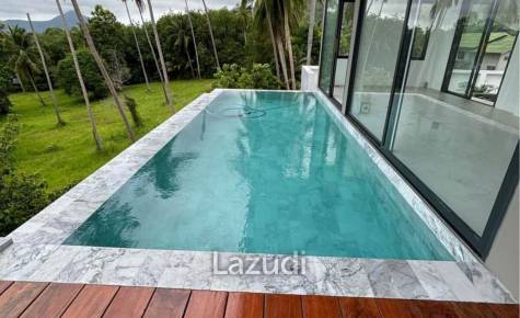 Seaside Elegance: A Modern 3-Bedroom Cubic Villa in Bantai, Koh Phangan,