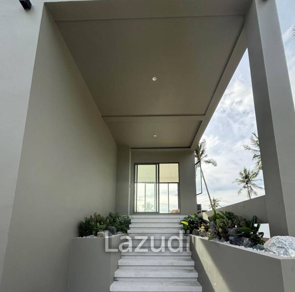 Seaside Elegance: A Modern 3-Bedroom Cubic Villa in Bantai, Koh Phangan,