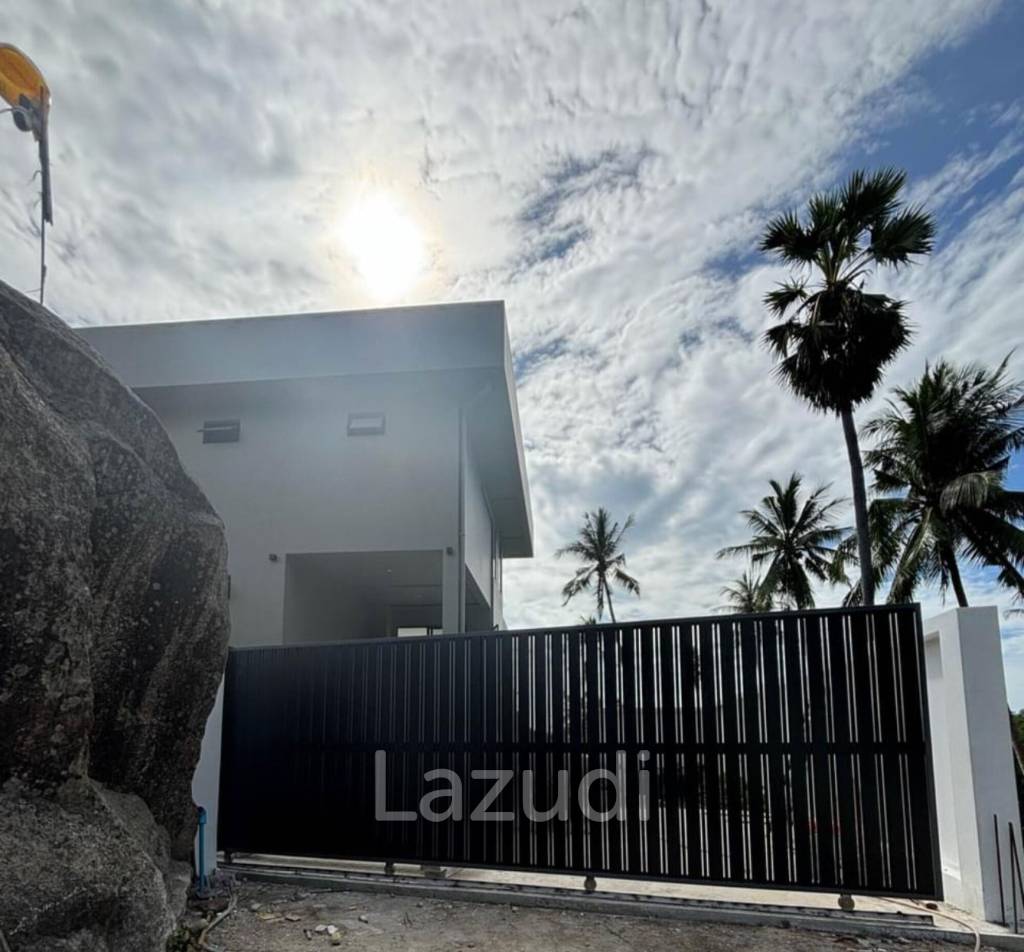 Seaside Elegance: A Modern 3-Bedroom Cubic Villa in Bantai, Koh Phangan,