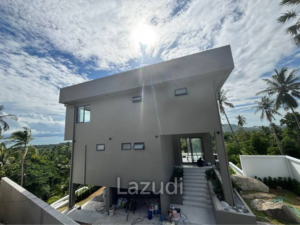 Seaside Elegance: A Modern 3-Bedroom Cubic Villa in Bantai, Koh Phangan,