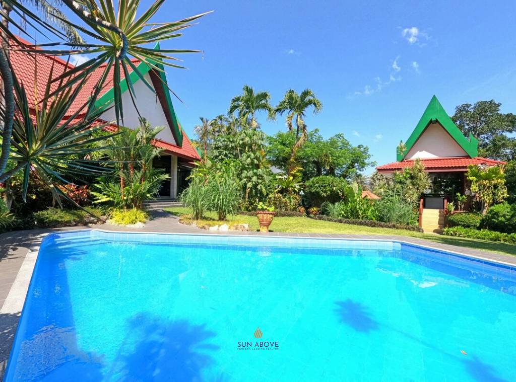 2,000 sqm land, 4 Bedroom Pool Villa in Chalong near Big Buddha Phuket