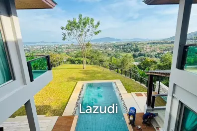 Sea view 3Bedrooms Luxury Pool Villa in Chalong