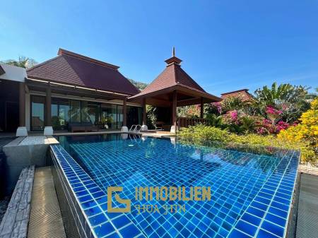 Panorama Khao Tao: Pool Villa im Bali-Stil mit 3 Schlafzimmern