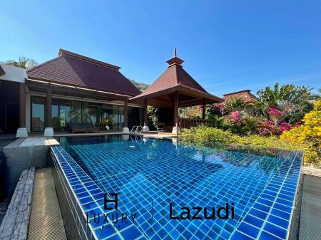 Panorama Khao Tao: Pool Villa im Bali-Stil mit 3 Schlafzimmern