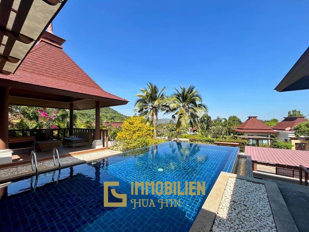 Panorama Khao Tao: Pool Villa im Bali-Stil mit 3 Schlafzimmern