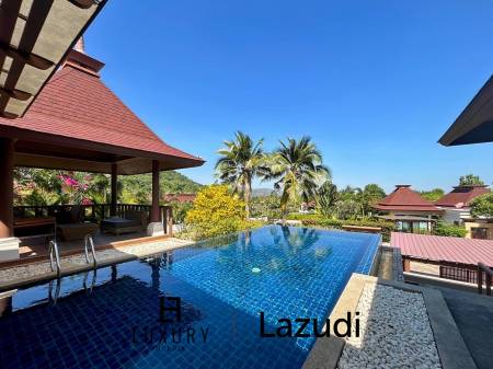 Panorama Khao Tao: Pool Villa im Bali-Stil mit 3 Schlafzimmern