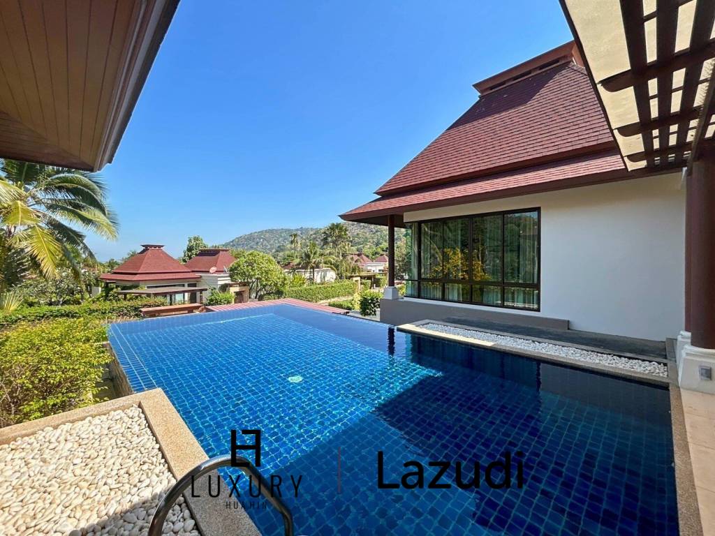 Panorama Khao Tao : Bali Style 3 Bedroom Pool Villa