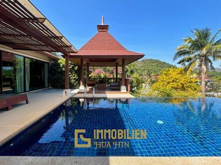 Panorama Khao Tao: Pool Villa im Bali-Stil mit 3 Schlafzimmern