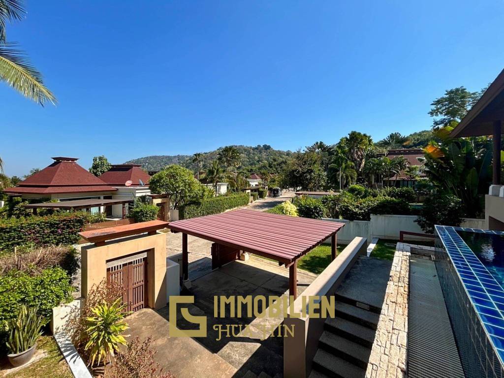 Panorama Khao Tao: Pool Villa im Bali-Stil mit 3 Schlafzimmern