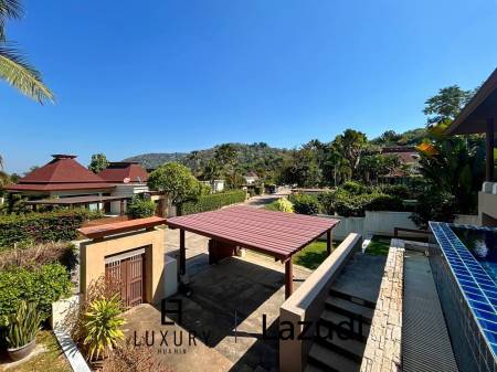 Panorama Khao Tao: Pool Villa im Bali-Stil mit 3 Schlafzimmern