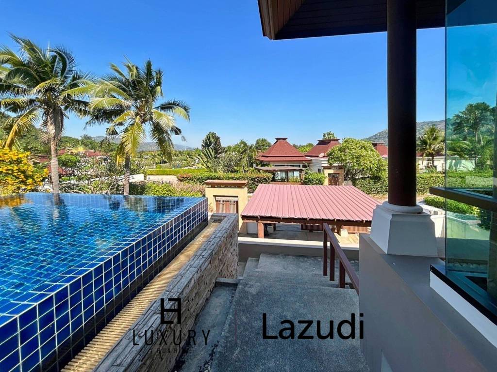 Panorama Khao Tao : Bali Style 3 Bedroom Pool Villa