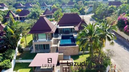 Panorama Khao Tao : Bali Style 3 Bedroom Pool Villa