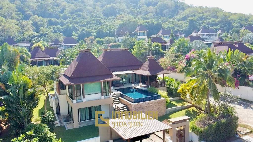 Panorama Khao Tao: Pool Villa im Bali-Stil mit 3 Schlafzimmern