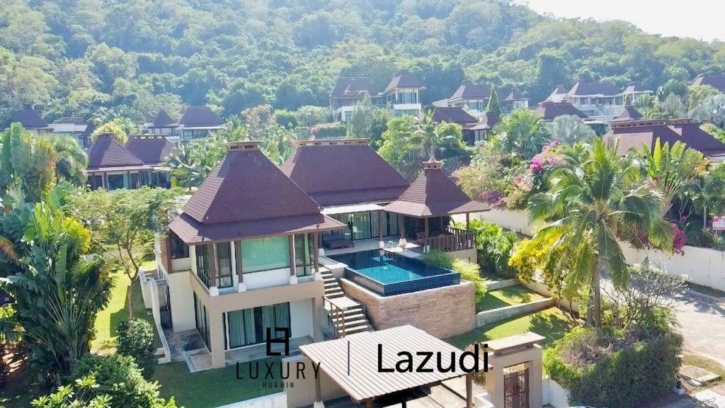 Panorama Khao Tao: Pool Villa im Bali-Stil mit 3 Schlafzimmern