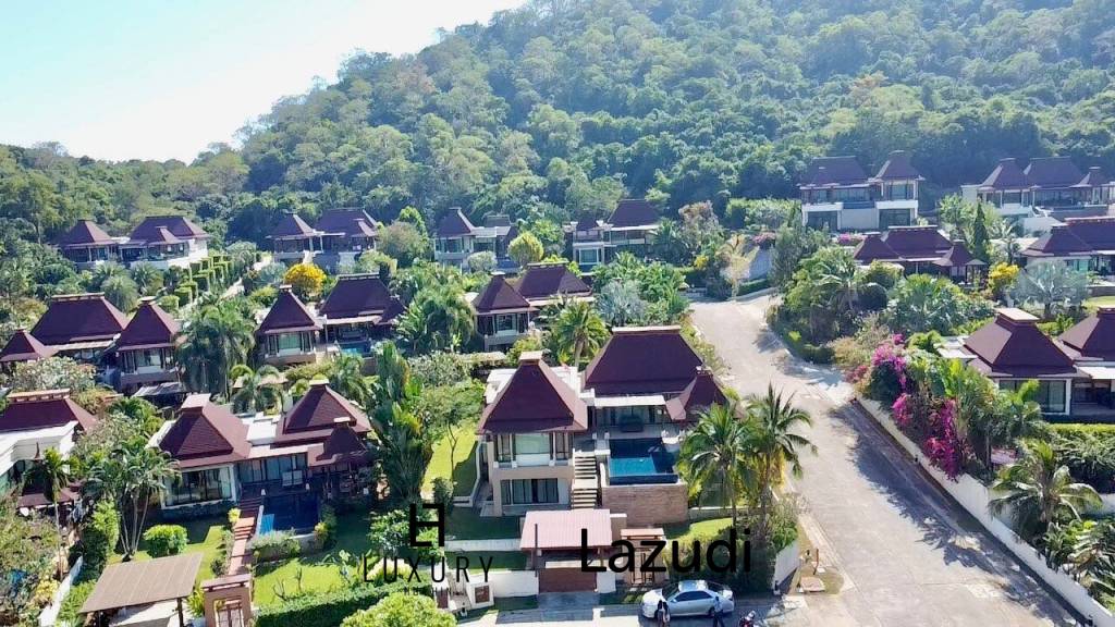 Panorama Khao Tao: Pool Villa im Bali-Stil mit 3 Schlafzimmern