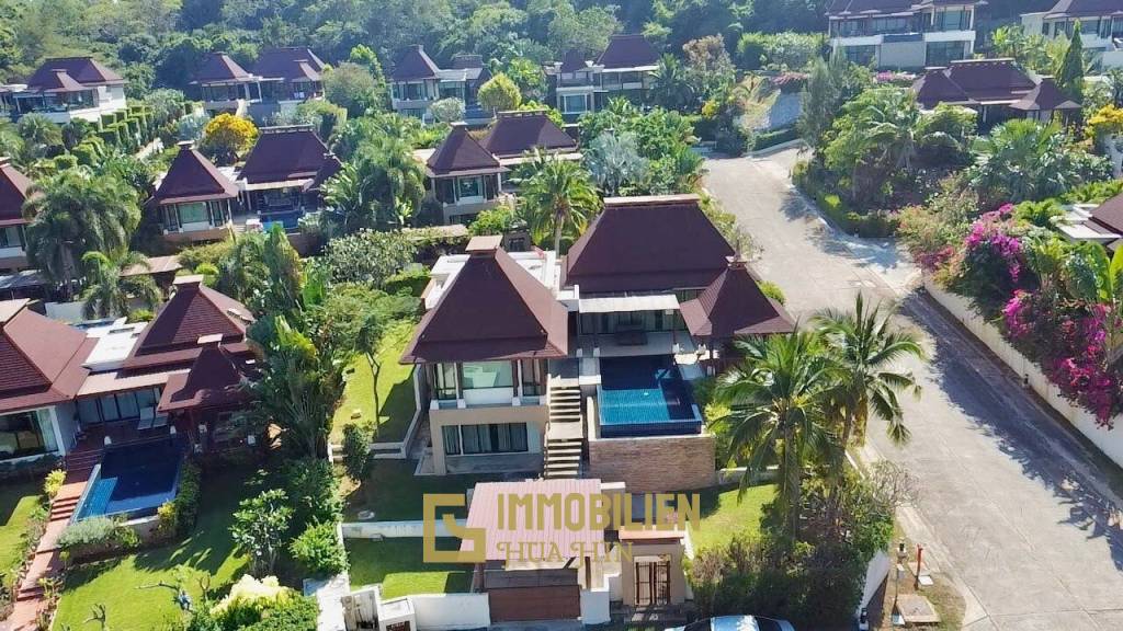 Panorama Khao Tao : Bali Style 3 Bedroom Pool Villa