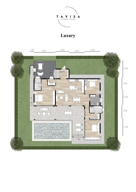 303.10 sqm Pool Villa in Thap Tai Hua Hin – Tavisa Luxury Villas ( Type Luxury )