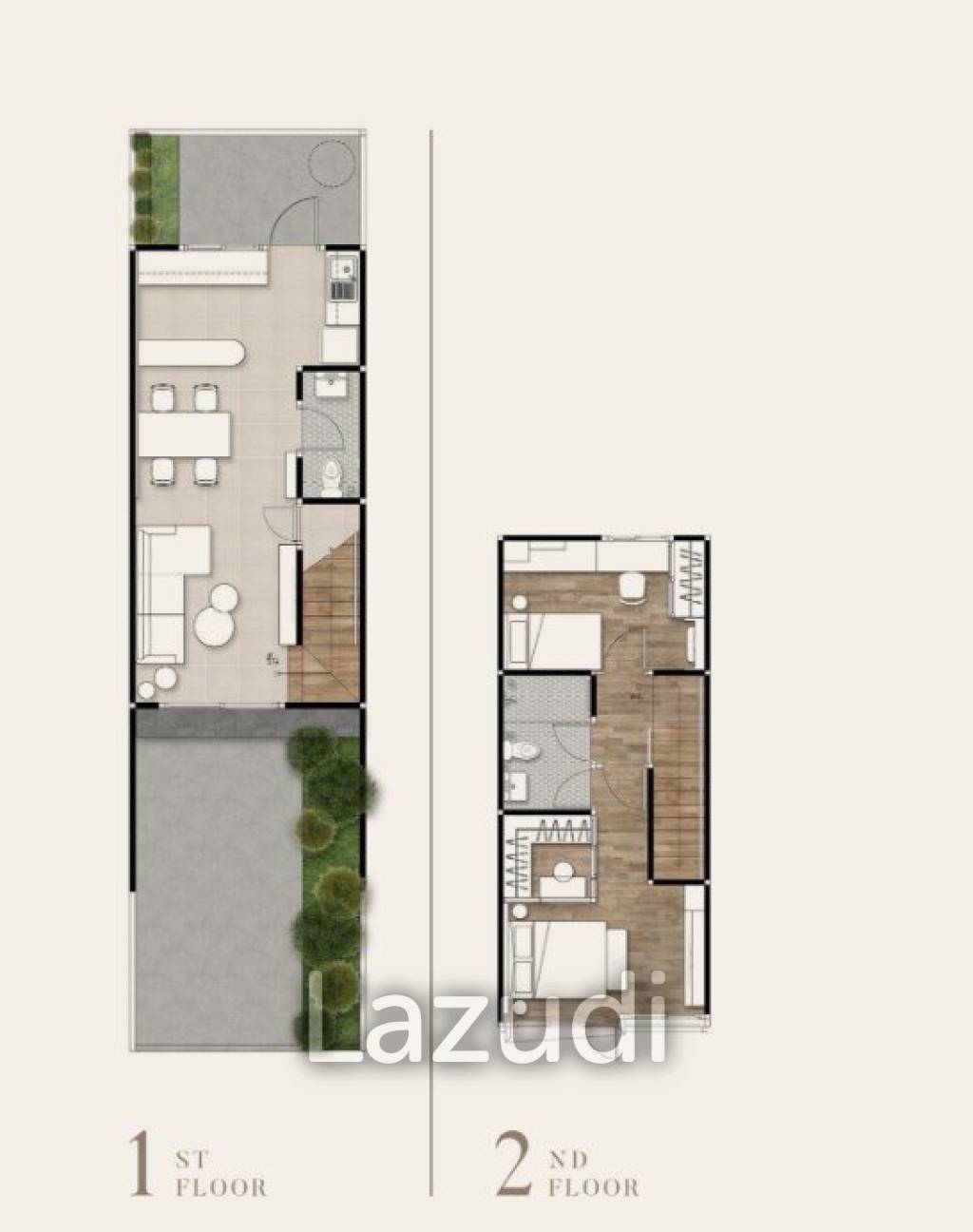 2 Bed 2 Bath  88 SQ.M Altitude Kraf Bangna