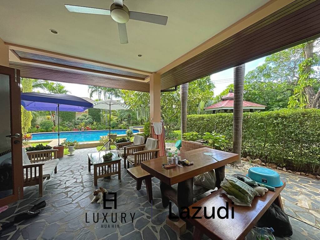 Large 4 Bed Pool Villa For Sale Coconut Garden Hinlekfai