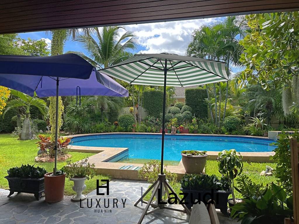 Large 4 Bed Pool Villa For Sale Coconut Garden Hinlekfai