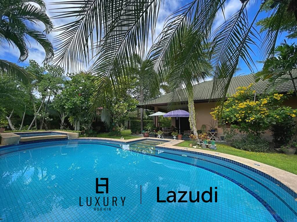 Large 4 Bed Pool Villa For Sale Coconut Garden Hinlekfai