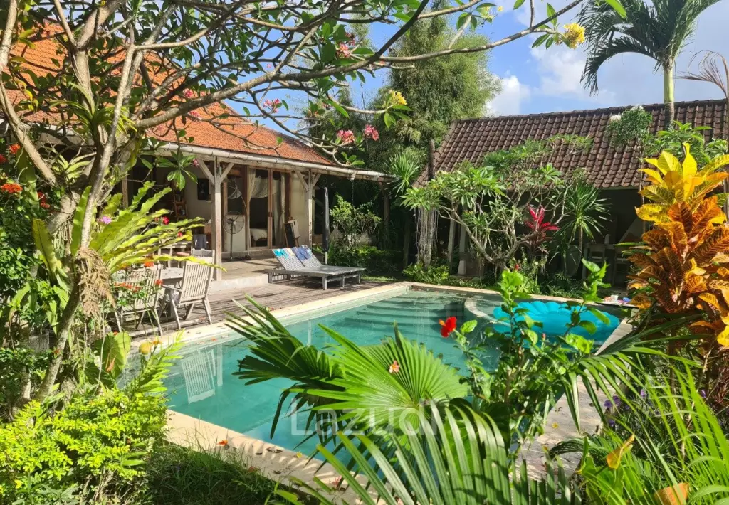 Beautiful 5 Bedrooms Villa in Quiet Central Kerobokan