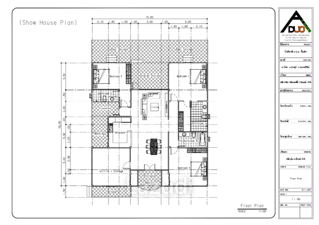 4 Bed 3 Bath 250 SQ.M Weaver Villas