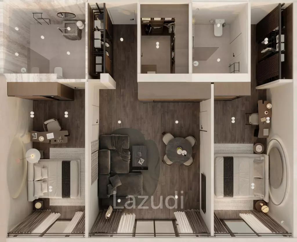 2 Bed 2 Bath 135.06 SQ.M. Sunny Moon