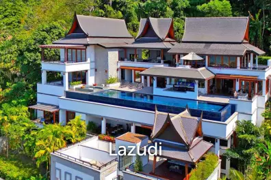 Seaview Villa In Exclusive Hilltop Estate