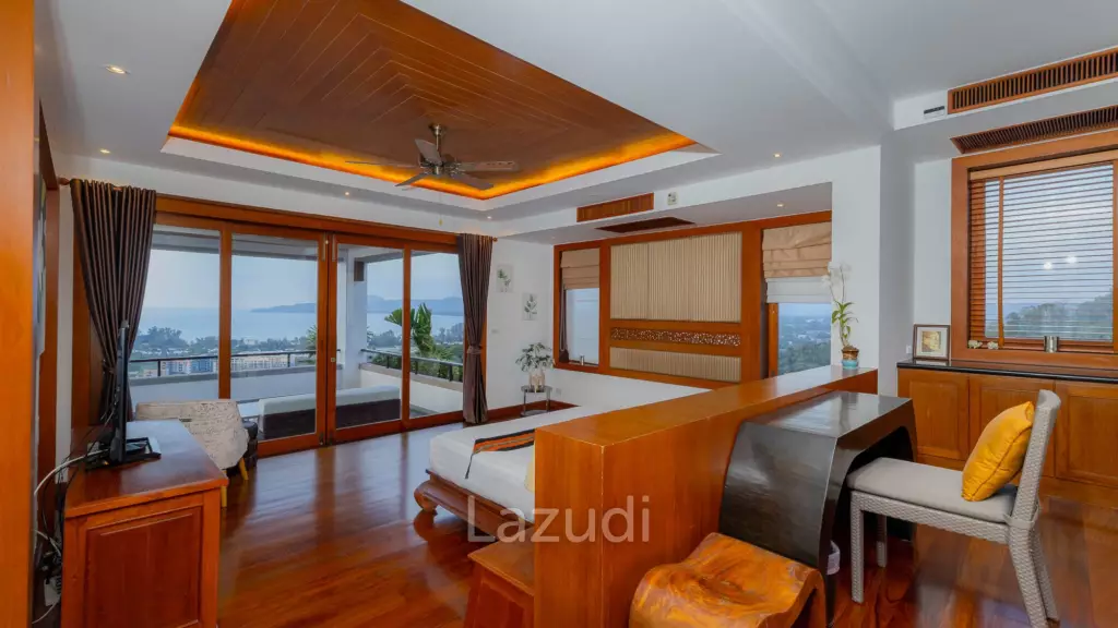 Seaview Villa In Exclusive Hilltop Estate