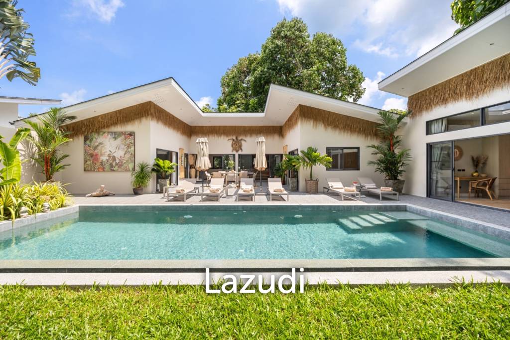 Tropical 4-beds Garden Pool Villa near PBISS