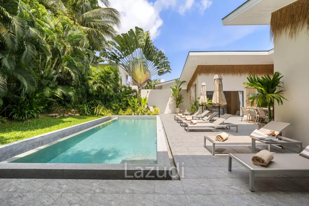Tropical 4-beds Garden Pool Villa near PBISS