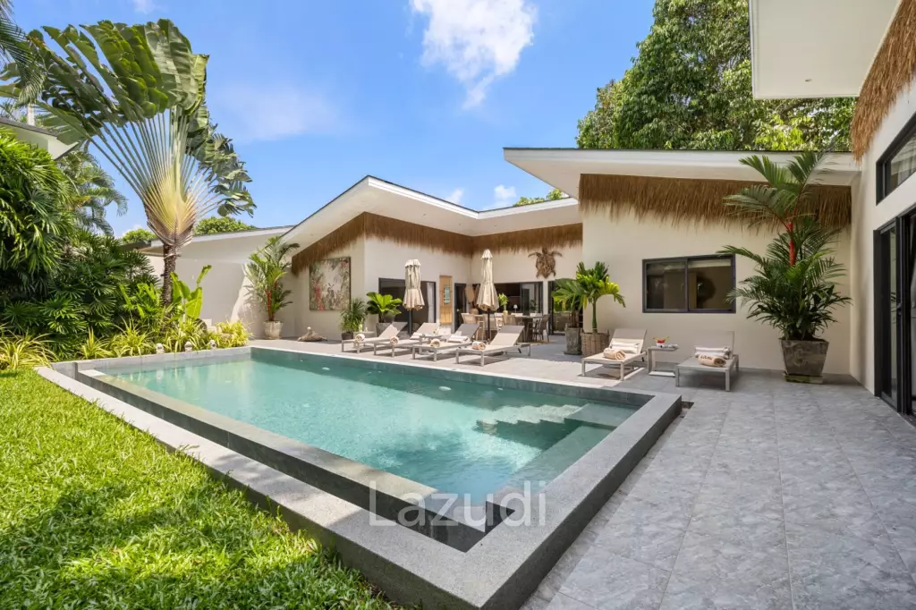 Tropical 4-beds Garden Pool Villa near PBISS