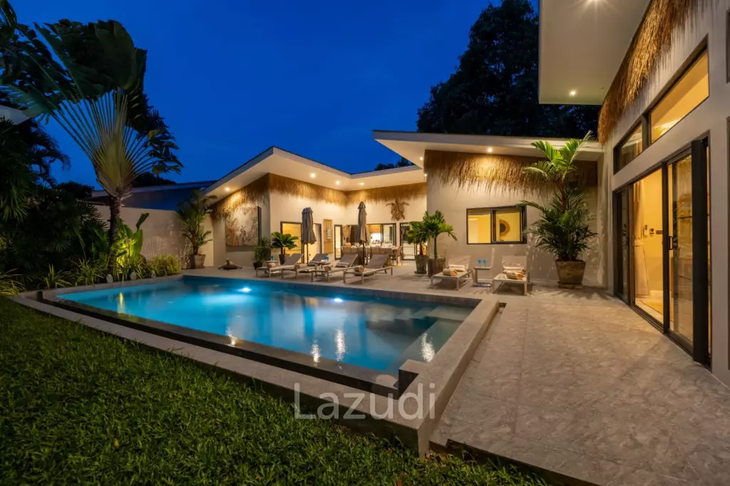 Tropical 4-beds Garden Pool Villa near PBISS