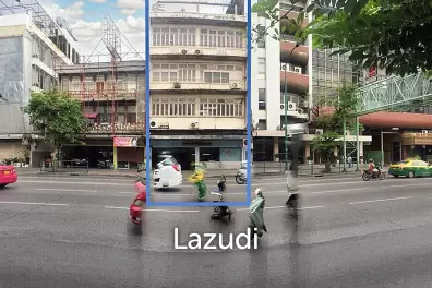 Prime Land with Shophouse for Sale on Phetchaburi Road, Ratchathewi