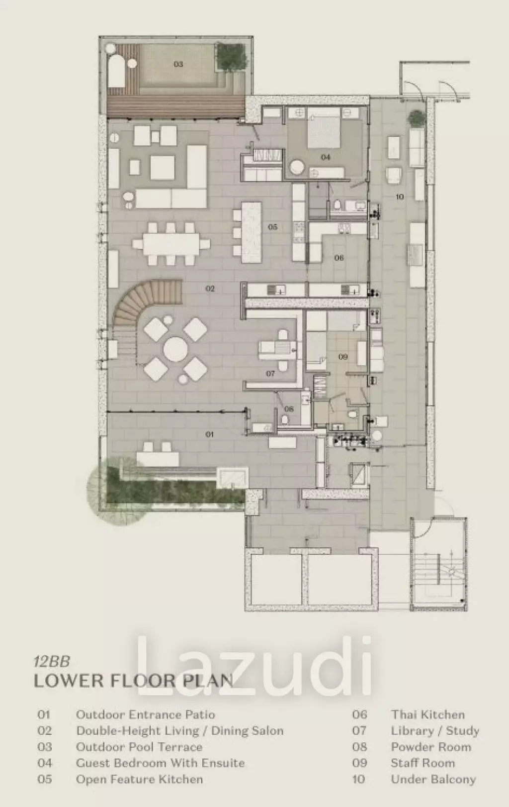 Penthouse 3 Bed 453.28 SQ.M WINDSHELL Naradhiwas