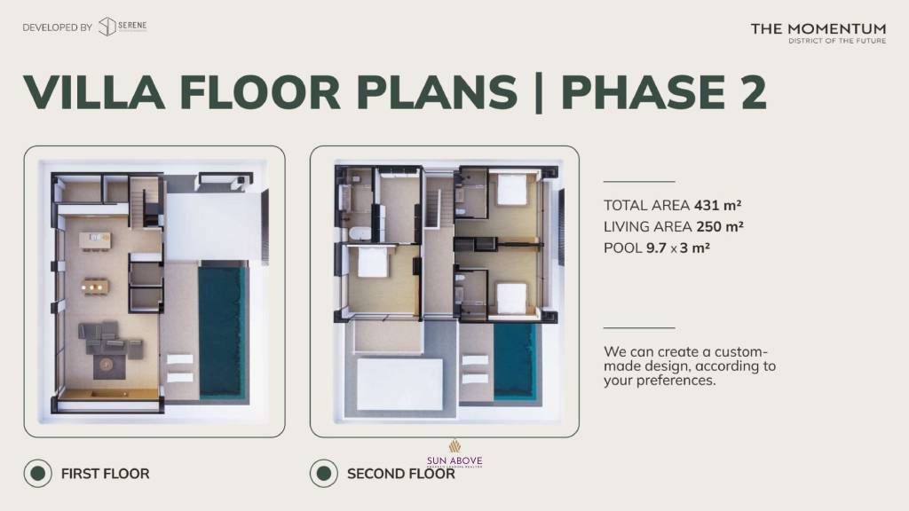 3 Bed 4 Bath 431 SQ.M. Urban Scapes Layan