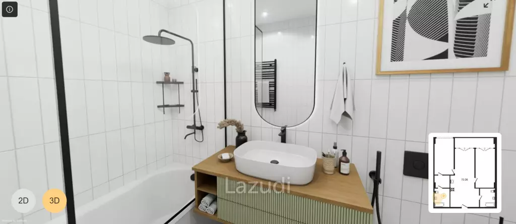 2 Bed 1 Bath 88 SQ.M. Serene Condo Layan