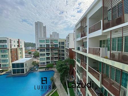 Seacraze / Khao Takiap: Eigentumswohnung im 6. Stock mit 2 Schlafzimmern,  2 Badezimmern und Poolblick