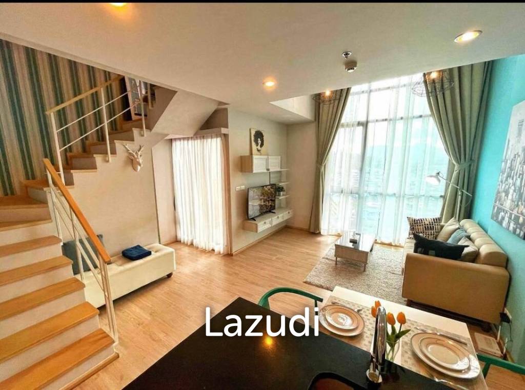 Penthouse 1 Bed 2 Bath The Base Height Phuket Condo For Sale
