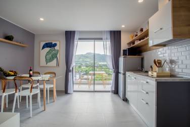 Chalong Modern Condo with Mountain View Balcony