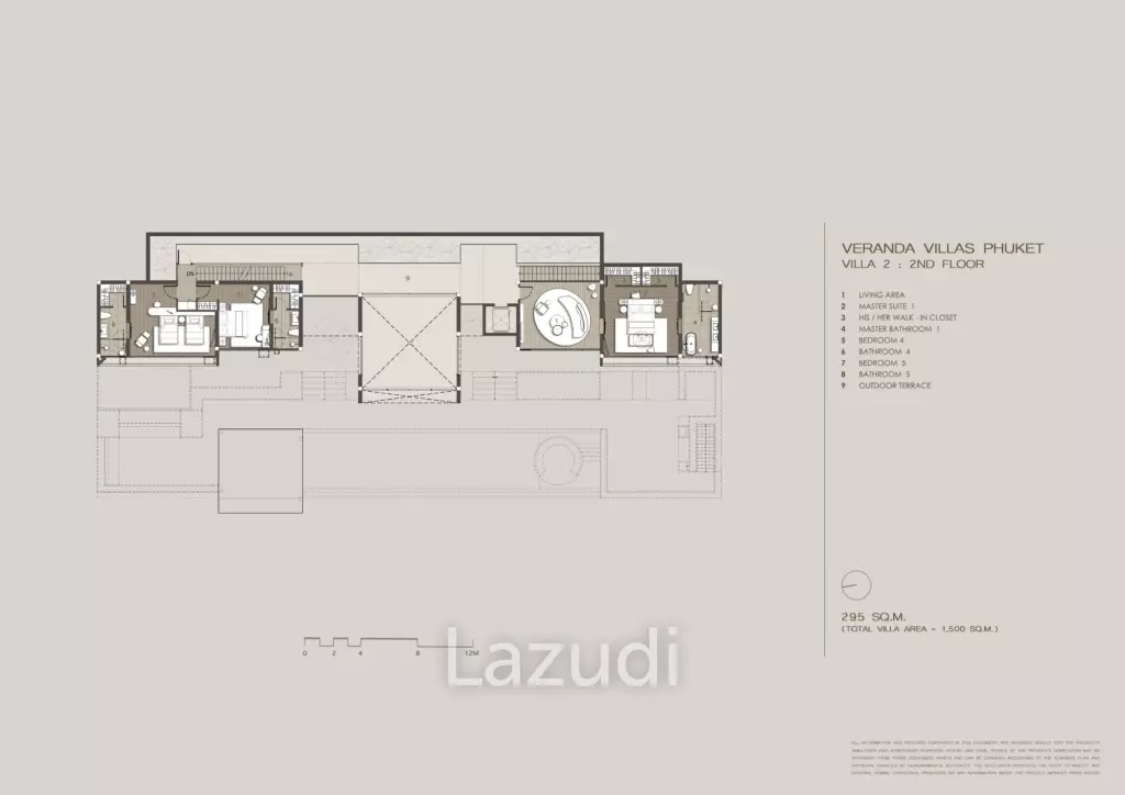5 Bed 5 Bath 912.91 SQ.M. Veranda Villas + Suites Phuket
